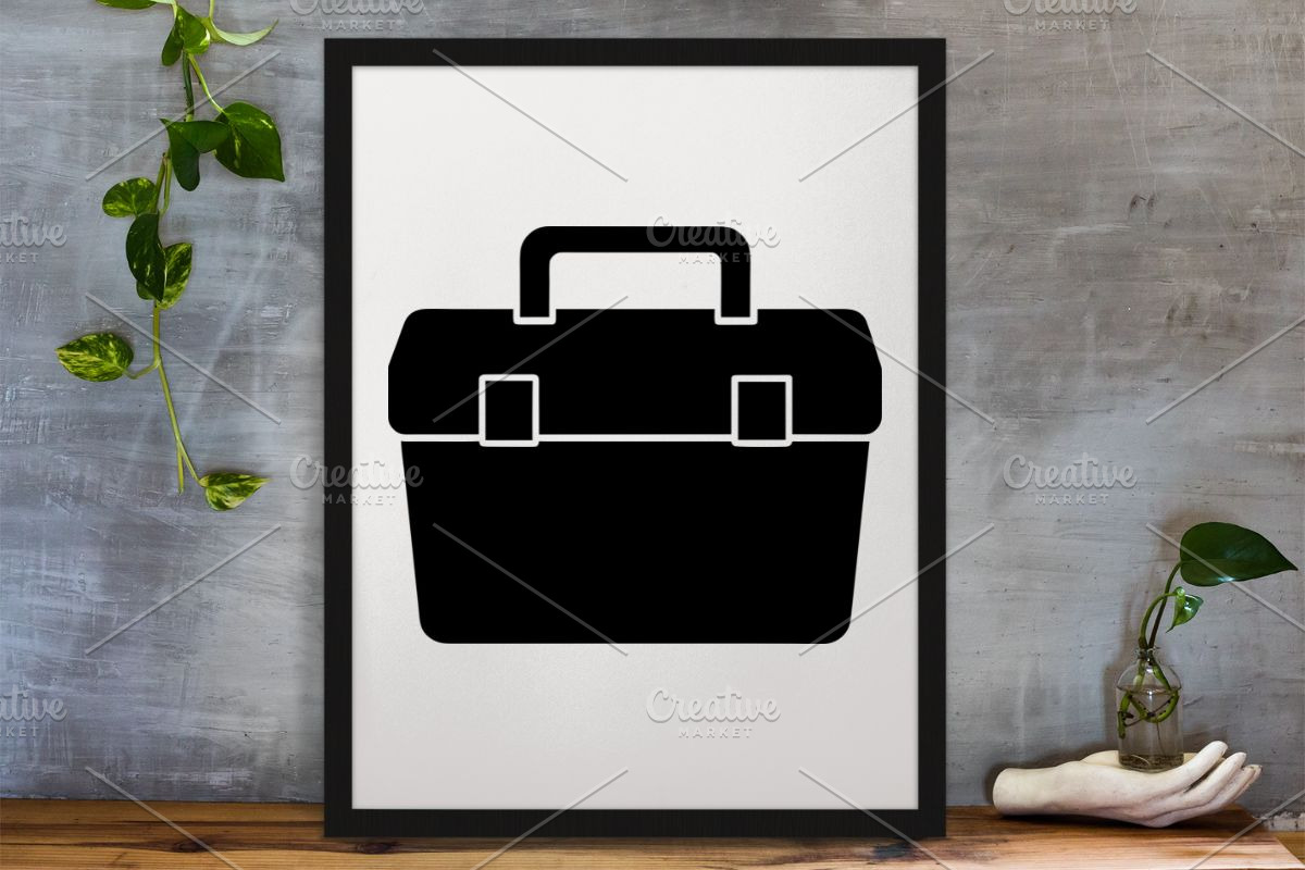 Toolbox Silhouette SVG, a Work Illustration by newminddesign (Photo 4 of 5)