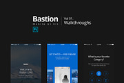 Bastion Mobile UI Kit_01Walkthroughs, an UI Kit Template by CreativesCastle (Thumbnail 1 of 5)