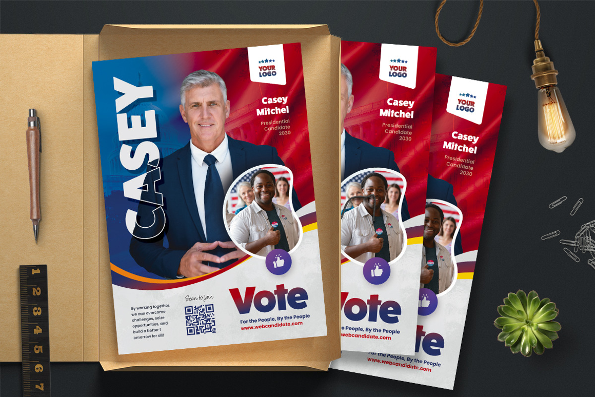 Politic Flyer Template, a Flyer Template by Boostock (Photo 2 of 4)
