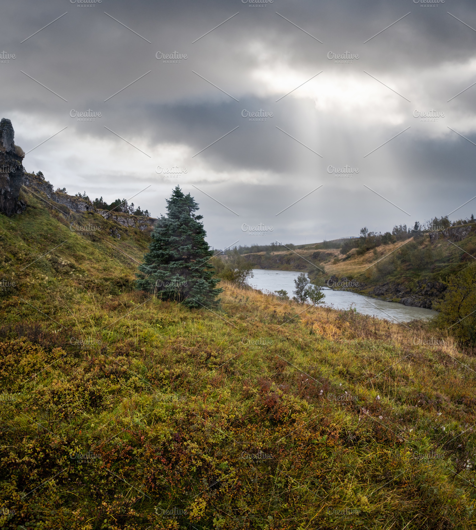 Hrutey island public park near Blonduos town, North-West of Icel, a Nature Photo by YuriyB