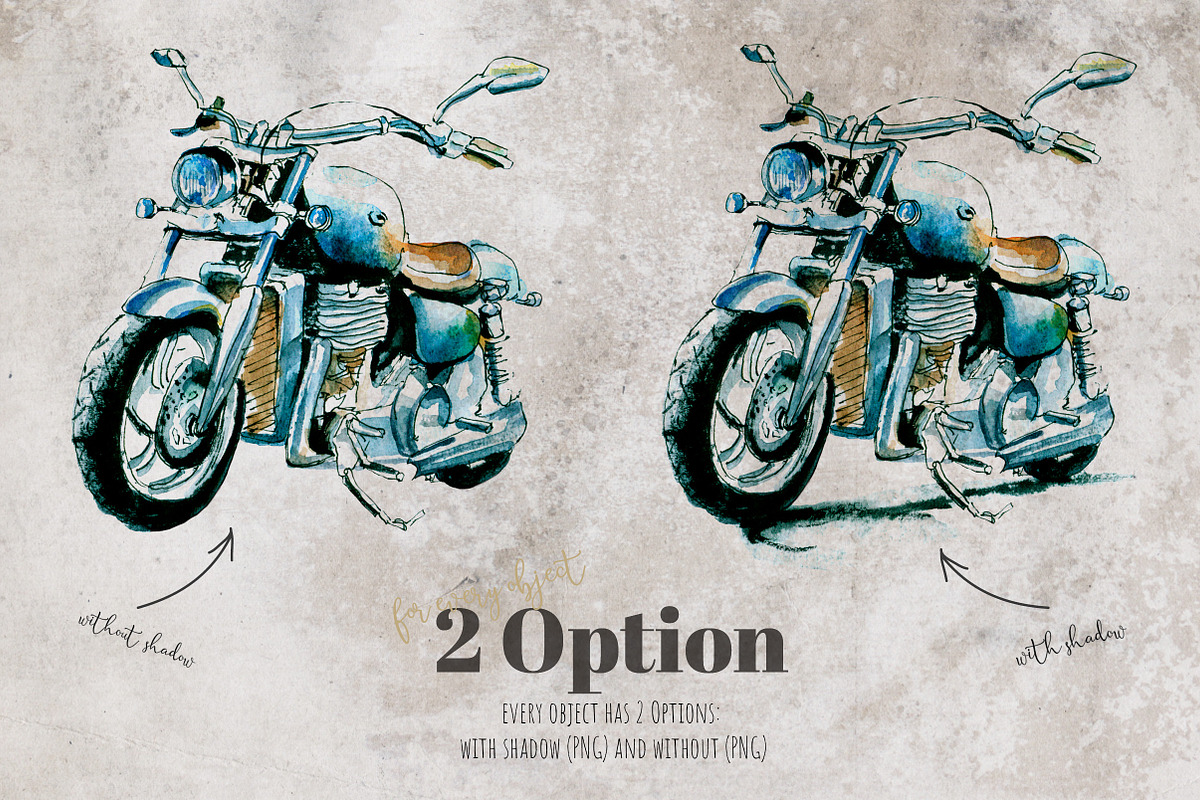 Retro cars. Watercolor illustrations, a Transportation Illustration by iri-illustration (Photo 3 of 11)