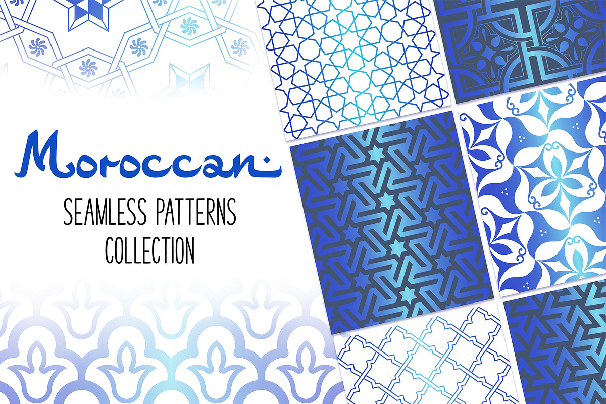 Moroccan Seamless Patterns, a Pattern Graphic by Artspace (Photo 1 of 5)