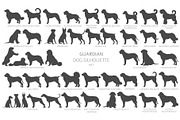 Guardian Dogs Silhouettes, an Animal Illustration by pet design shop (Thumbnail 4 of 17)