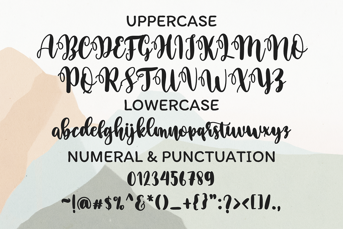 Brimstone | Modern Script Font, a Script Font by BearyType Studio (Photo 8 of 9)