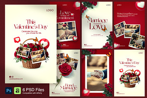 Valentine’s Day Love & Marriage Post, a Social Media Template by RamStudio2