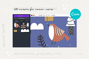 Scandi Christmas: map & card creator, a Decorative Illustration by Olia (Thumbnail 5 of 19)