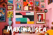 MAXIMALISTA - wall art mixed prints, a Background Graphic by alenaganzhela (Thumbnail 1 of 10)