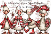 Mardi Gras Goose Clipart Bundle, an Illustration by designcity5 (Thumbnail 1 of 5)