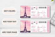 Editable Boarding Pass Template, a Card Template by YasdeyDesigns (Thumbnail 7 of 9)