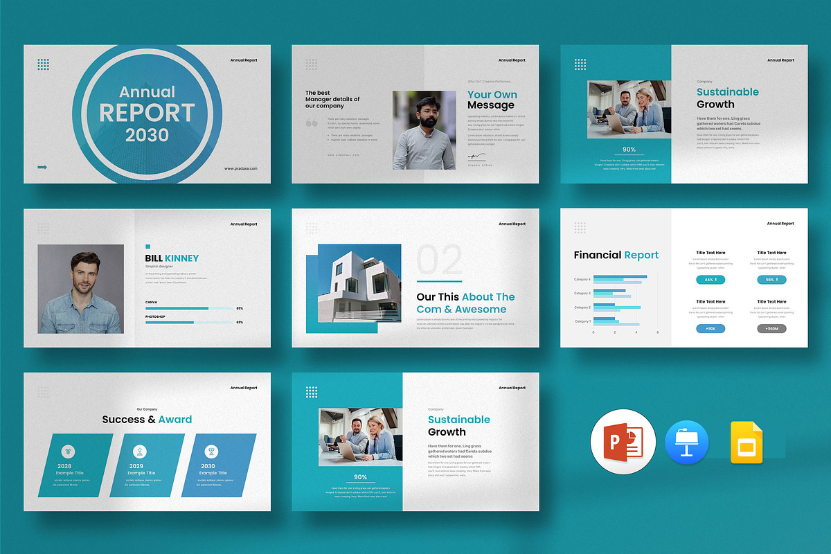 Annual Report Presentation Template