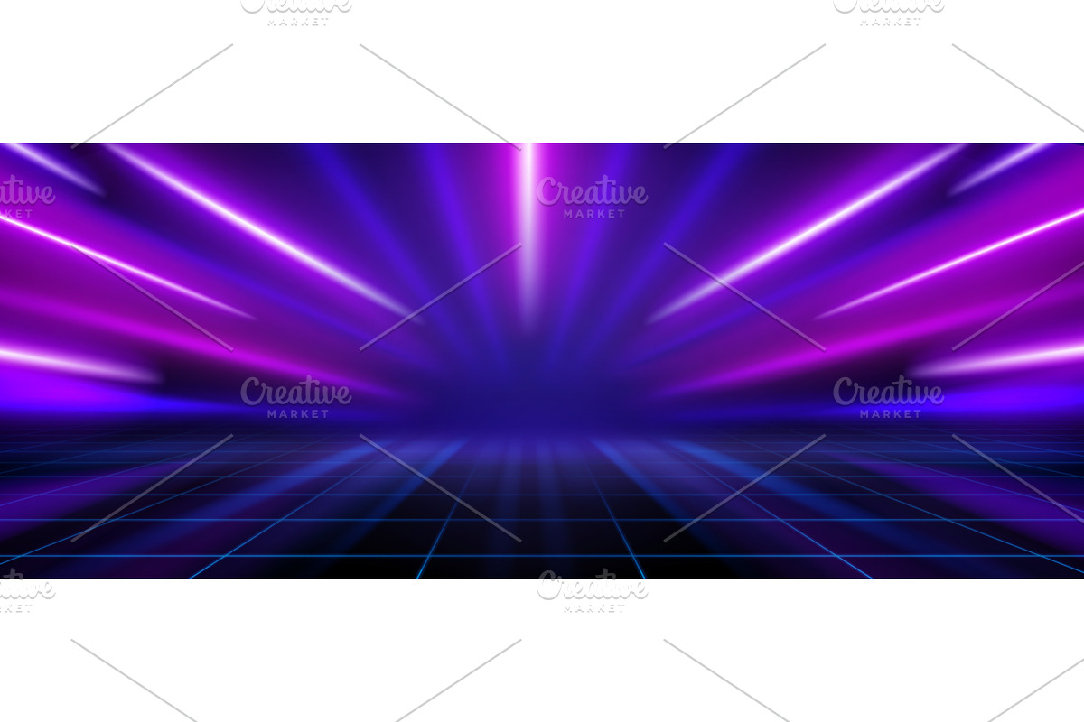 Speed motion neon tech lines, a Technology Illustration by art PVP - market
