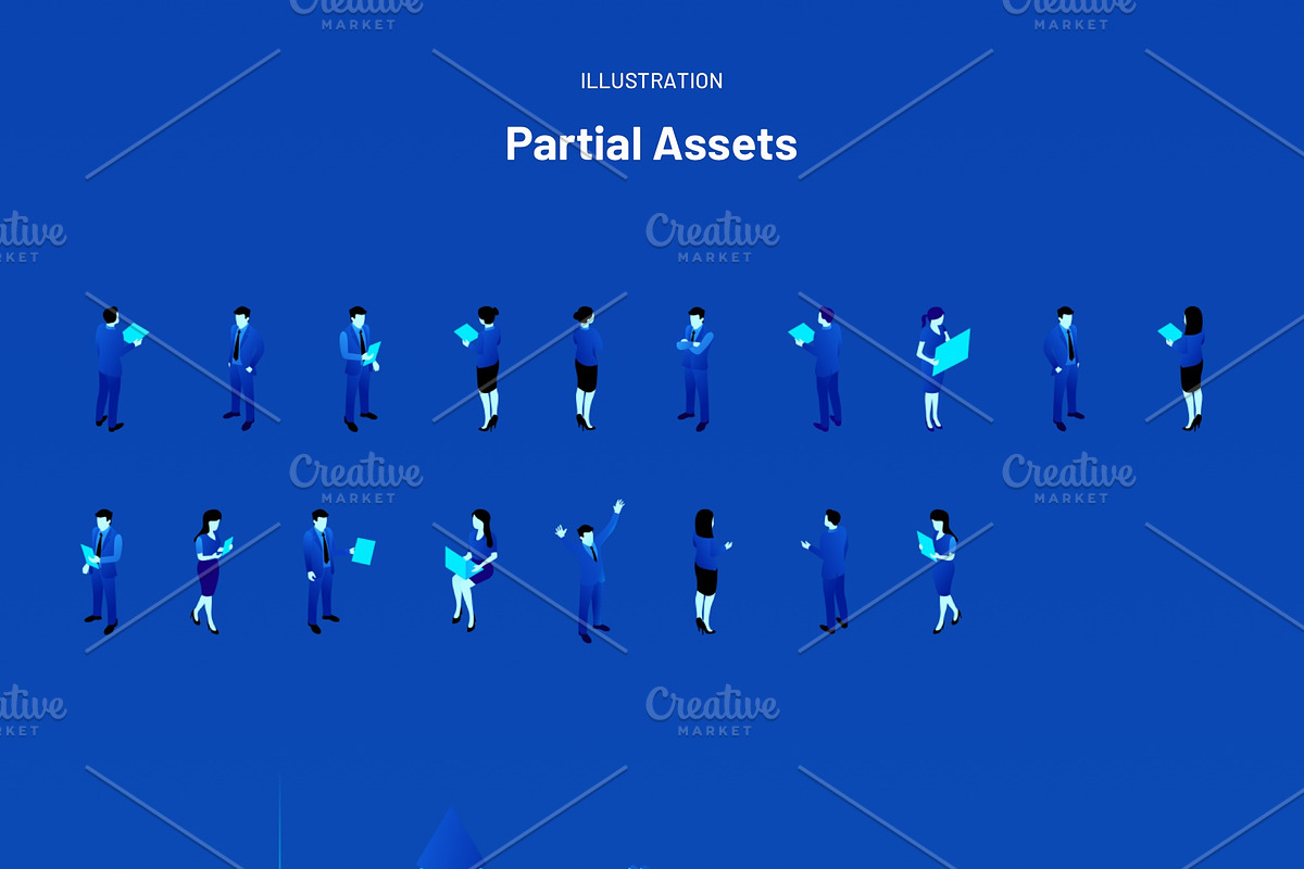 Cryptocurrency Illustration Kit, a Templates & Theme by Designspace (Photo 6 of 6)