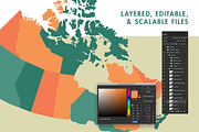 Canada Vector Map, a Graphic by Ben Buysse (Thumbnail 3 of 4)
