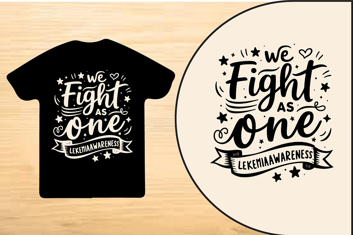 Leukemia T shirt SVG Bundle, an Object Graphic by Designer_Momina (Photo 2 of 9)
