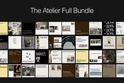 The Atelier Full Bundle | Canva, a Social Media Template by By Arkadë (Thumbnail 1 of 7)