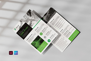 Case Study Flyer Template, a Flyer Template by Cleffon_Graphic_Studio