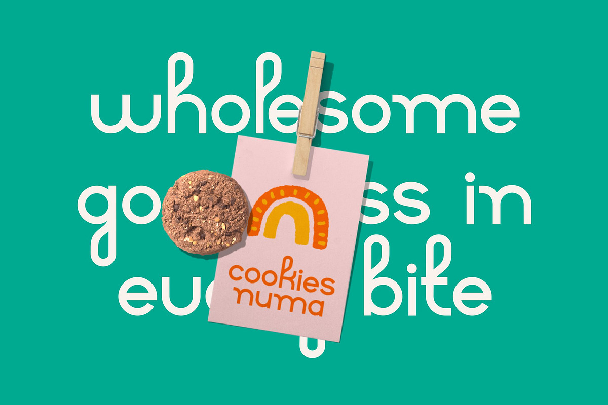 Rafielo - Cute Modern Display Font, a Sans Serif Font by Imoodev (Photo 3 of 5)