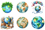 Earth Clipart PNG Free, an Illustration by DreamArtGraphic (Thumbnail 5 of 6)