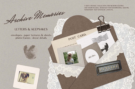 Archive Memories – Letters & Keepsak