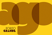 Porito Grande, a Sans Serif Font by Nasir Udin (Thumbnail 4 of 10)