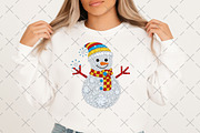 Sparkling Crystal Christmas Snowman, an Illustration by Craft Nest (Thumbnail 4 of 6)