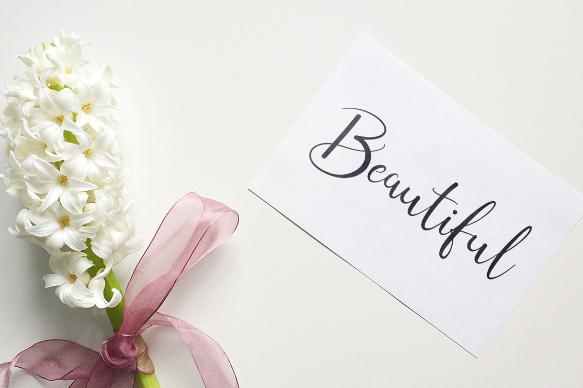 Annabelle Hand Lettering Script Font preview 3