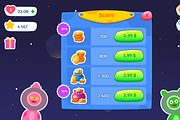 Space Word, Game UI, Mobile Casual, an Object Graphic by KartInnka (Thumbnail 15 of 19)