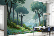 Mural Series Forest Views, a Wallpaper Graphic by Muzi pear studio (Thumbnail 12 of 12)
