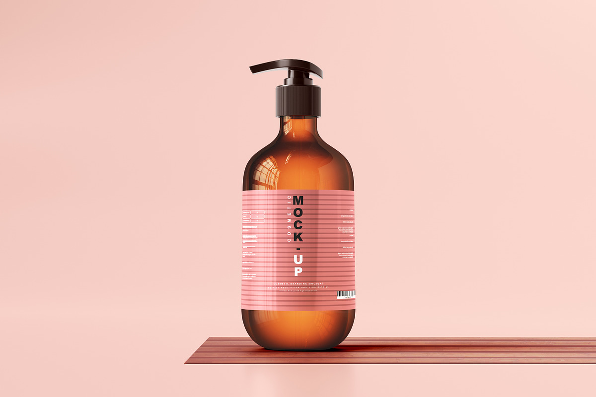 250+ Cosmetic Branding Mockup Bundle, a Cups & Container Mockup by pmvch (Photo 210 of 273)