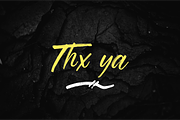Unseeness, a Script Font by zamjumps (Thumbnail 10 of 10)