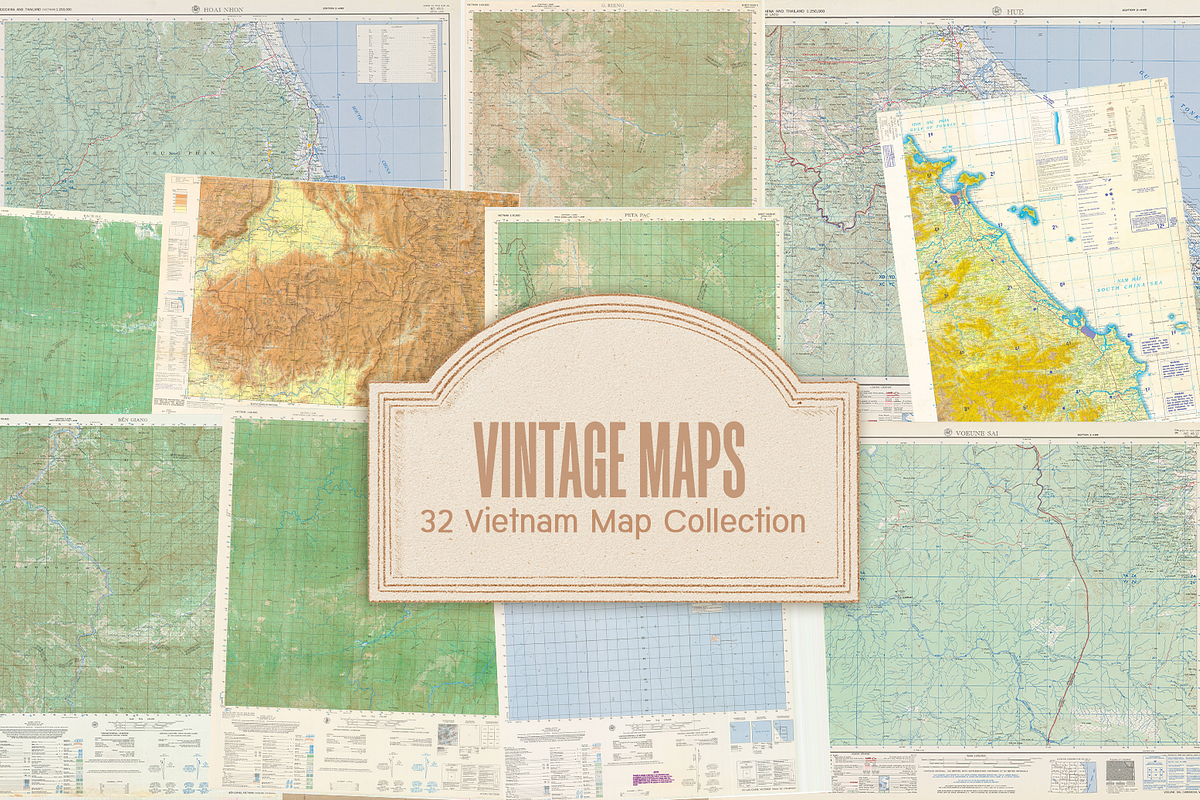 500+ Vintage Maps, an Object Graphic by Lilithcollageart (Photo 5 of 14)