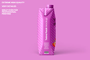 Tetra Pak Prisma Pack Mockup, a Packaging Mockup by Illusiongraphic (Thumbnail 3 of 13)