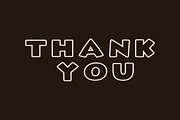 Creative Outline Font, a Font by Fourteen Letter (Thumbnail 8 of 8)