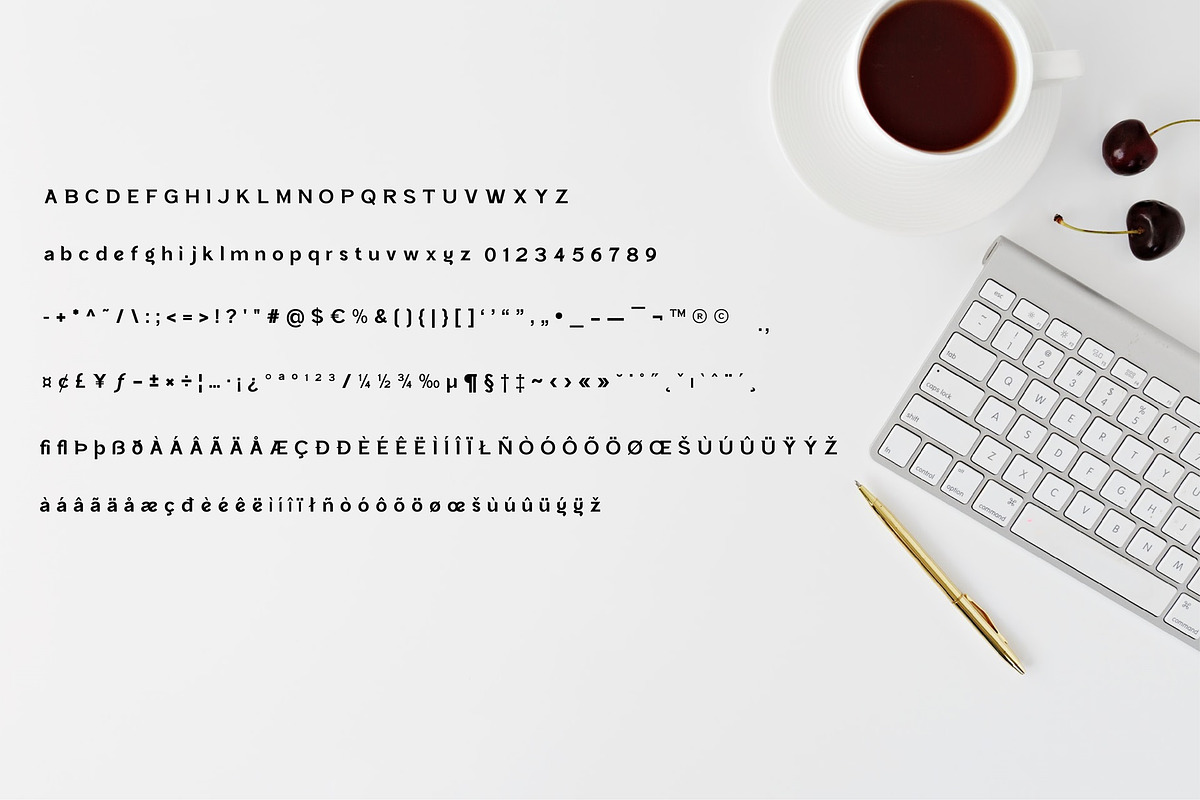 Geysera : Modern Sleek Font, a Font by typeflair (Photo 6 of 6)