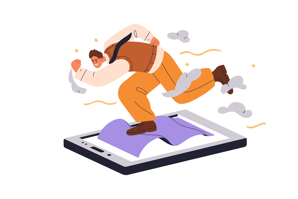 Active people in motion concept set, a Person Illustration by Good Studio (Photo 12 of 17)