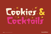 Sabiné - A Fun & Funky Display Font, a Sans Serif Font by Komet & Flicker (Thumbnail 3 of 12)