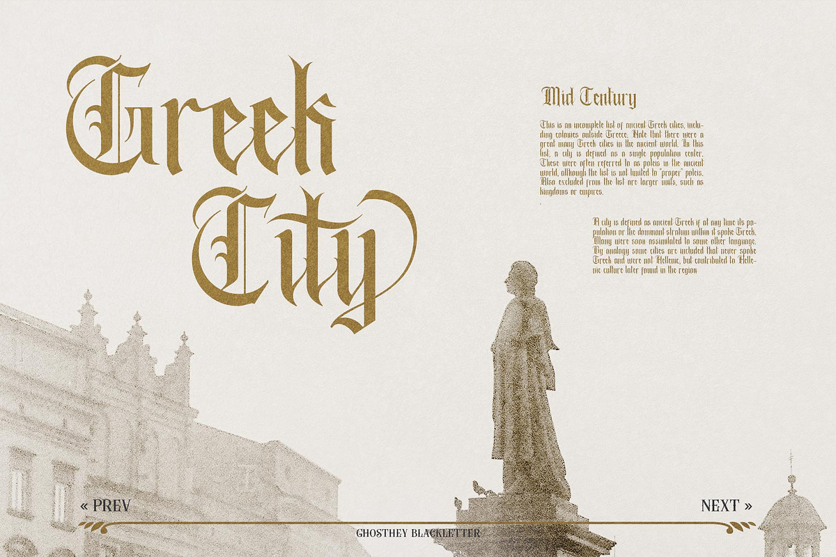 Ghosthey Typeface, a Blackletter Font by alit design (Photo 13 of 15)