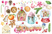 Watercolor Christmas Gingerbreads, a Food Illustration by SimpleWishesArt (Thumbnail 2 of 11)