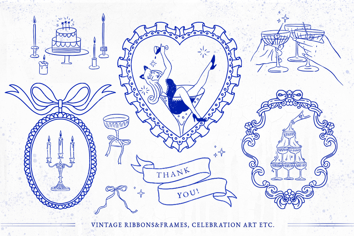 Dominica Vintage Frame Collection, an Object Illustration by NassyArt (Photo 16 of 17)