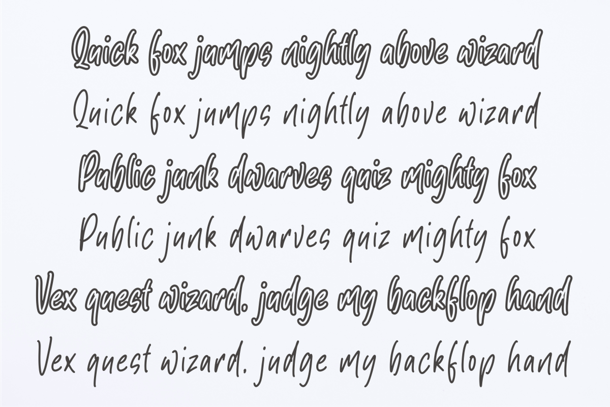 Back To School - Outline & Inline, a Handwritten Font by NJ Studio (Photo 7 of 10)