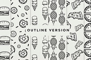 Food lover design kit, a Food Illustration by Andrea De Oliveira (Thumbnail 4 of 7)