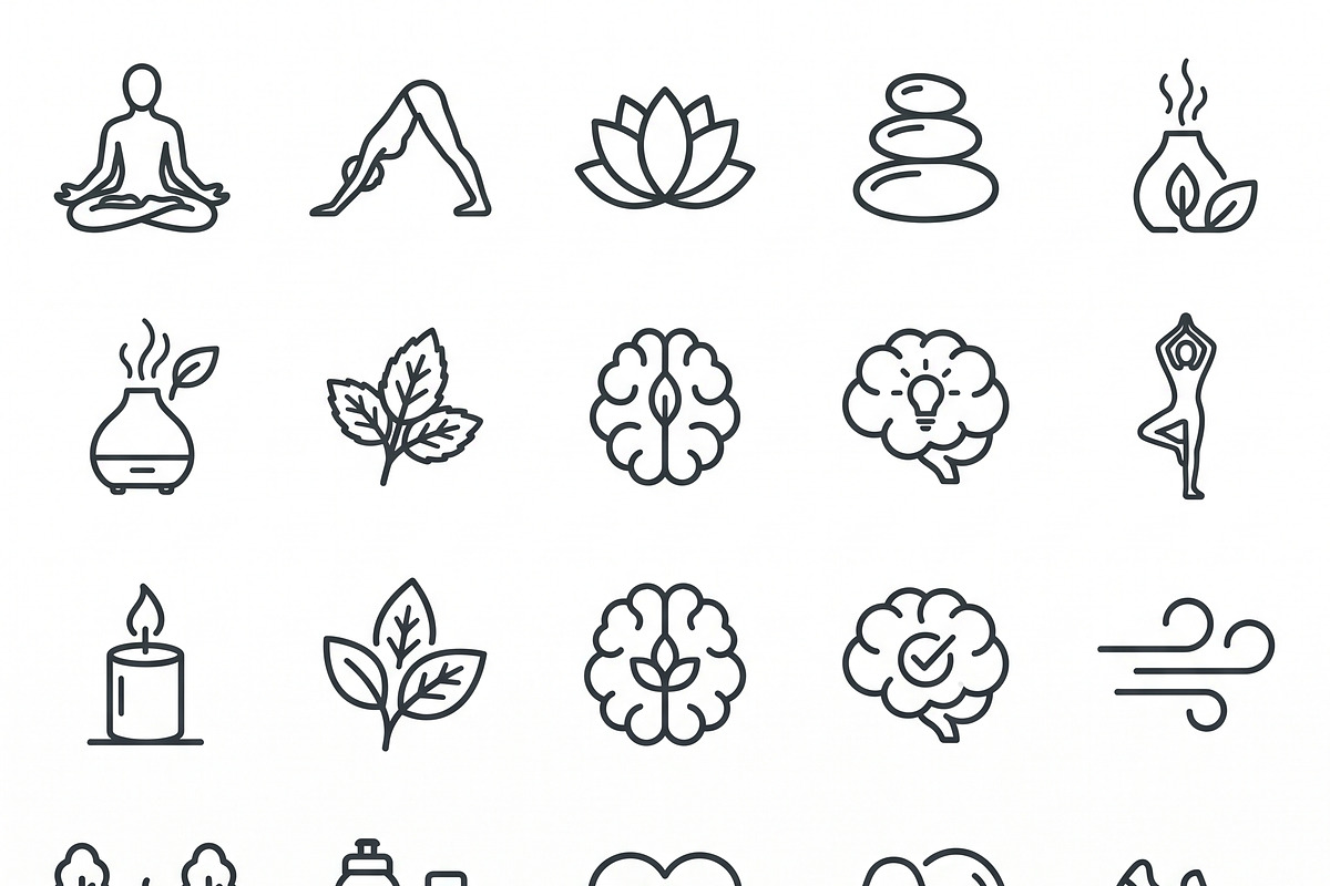 Bundles Outline Mental Growth Icons, an Outline Icon by adenpinkstore (Photo 4 of 22)