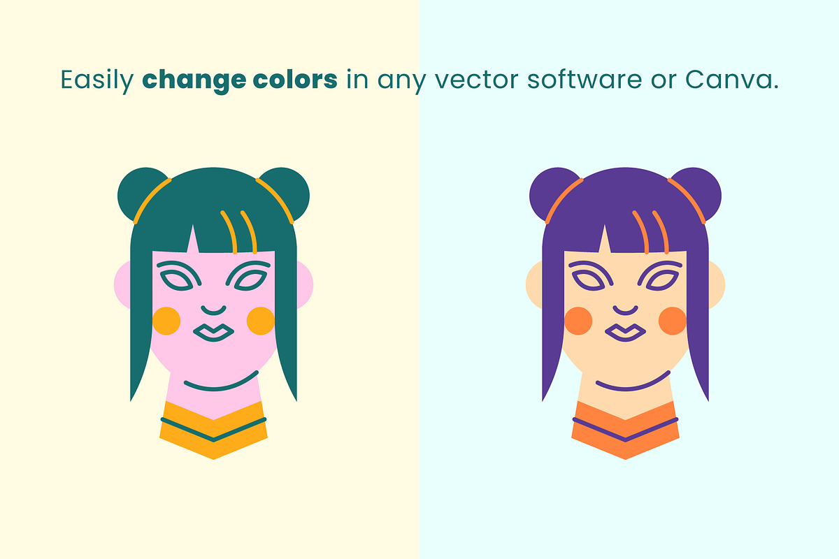 People Avatars, a Person Illustration by Léo Alexandre (Photo 4 of 5)