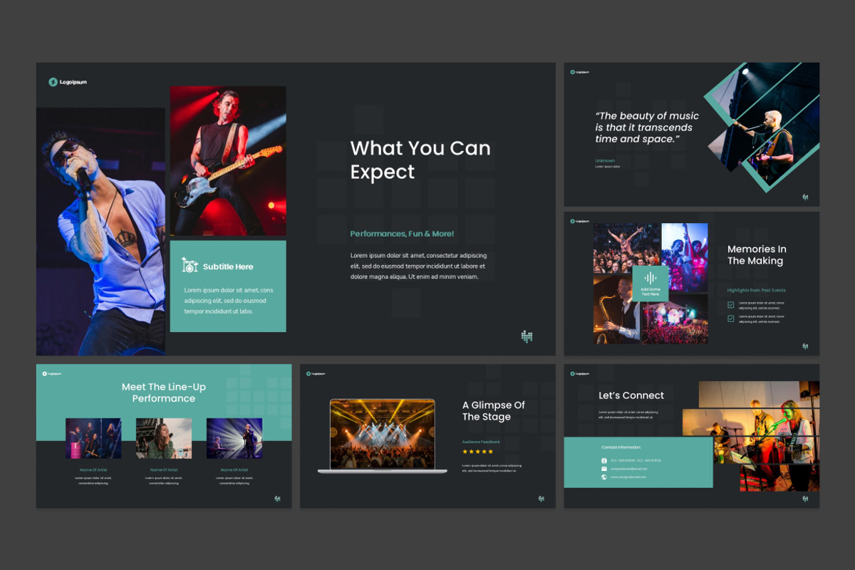 Music Event Presentation Slides, a Presentation Template by Antstheme (Photo 2 of 3)