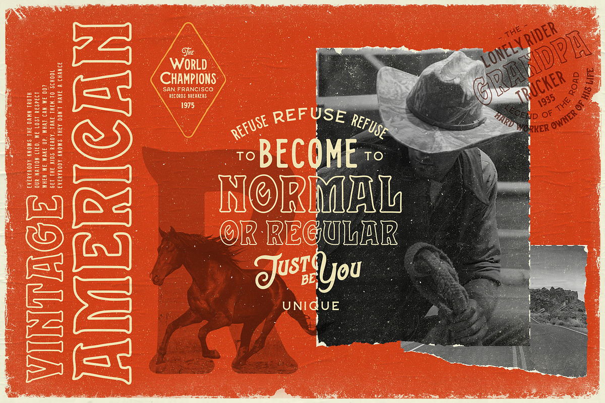 Stranger Font Collection + Extras, a Script Font by Opus Nigrum (Photo 3 of 16)