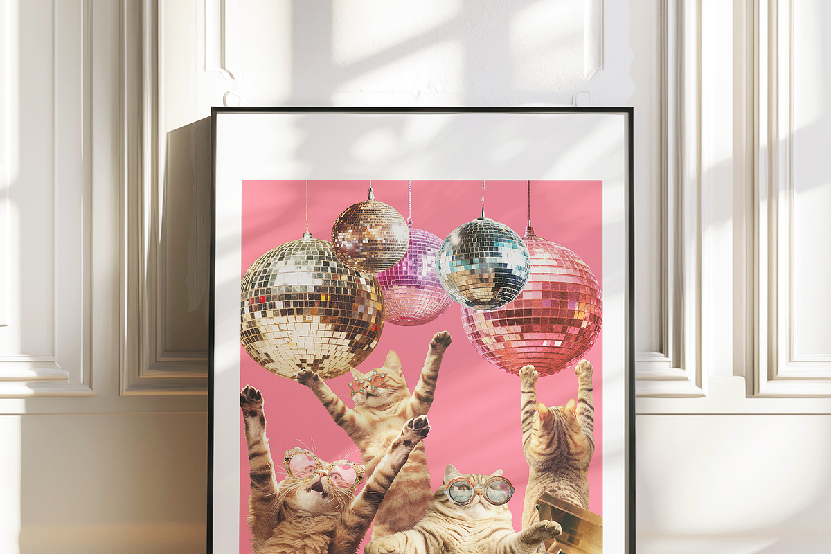 Disco Cats, an Object Graphic by TheCuteShop (Photo 6 of 6)