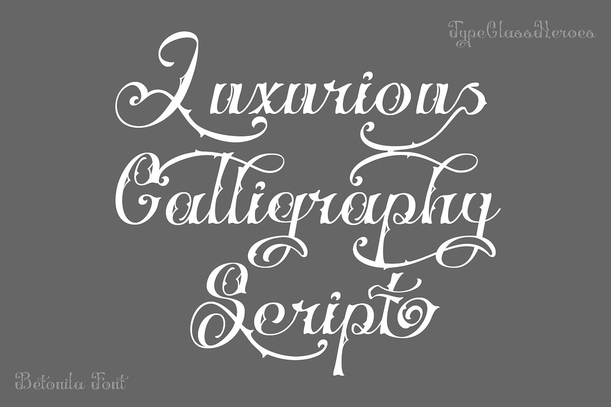 Betonila Decorative Font, a Blackletter Font by TypeClassHeroes (Photo 7 of 10)