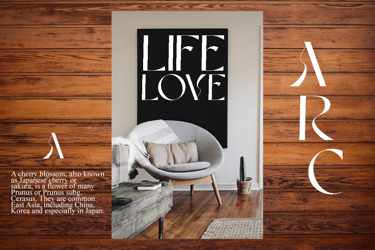 Artsy | Modern Stylish, a Sans Serif Font by Muntab_Art (Photo 2 of 9)