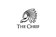 The Chief - Native American Logo, a Branding & Logo Template by ashenterprise (Thumbnail 1 of 2)