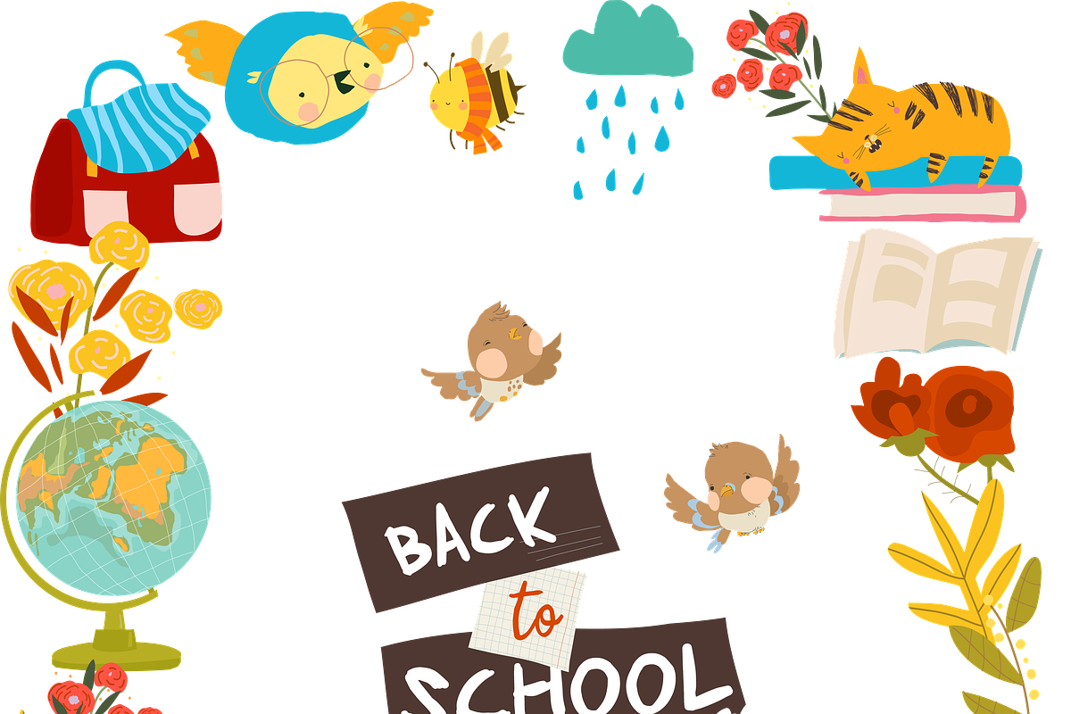 Frame of getting Back to School, an Animal Illustration by Maria Starus (Photo 2 of 3)